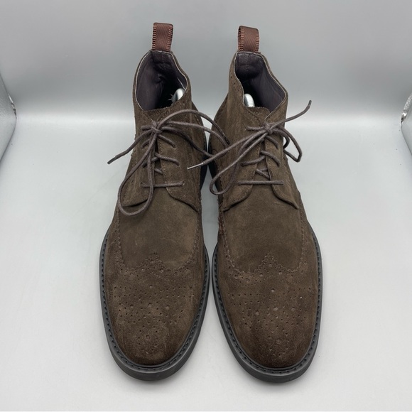 Antonio Bossi Oxfords Men’s Size 8.5 US/ 42 EU Brown Suede Leather (Damaged) - Picture 3 of 15